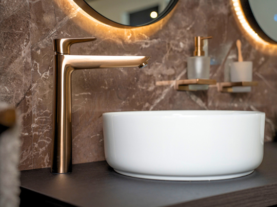 Hotel chic gouden kraan