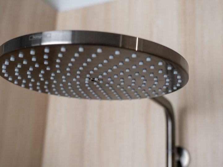 douchekop zwart inloopdouche