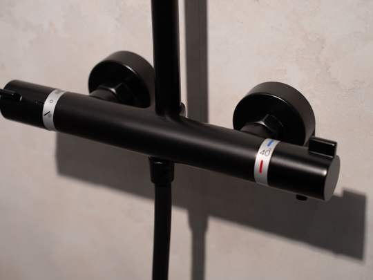 douchegarnituur zwart modern douche