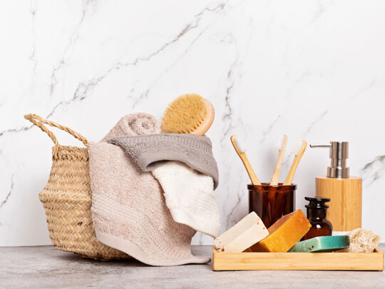 Natuurlijke badkamertinten