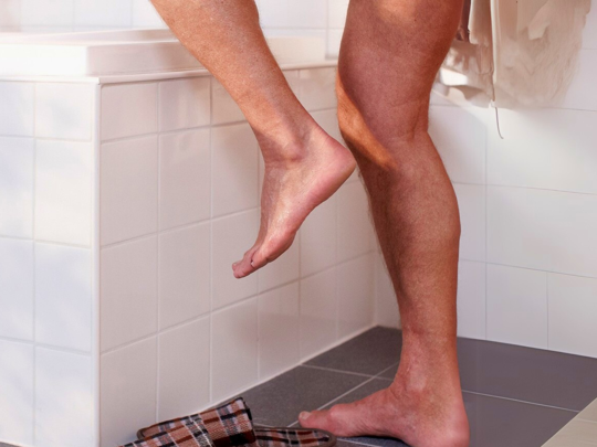 in bad douchen kan gevaarlijk zijn