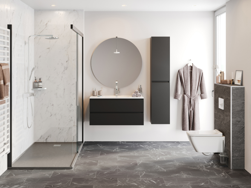 Marmer klassiek badkamerstijl