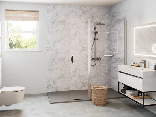 Marmer trendy badkamerstijl