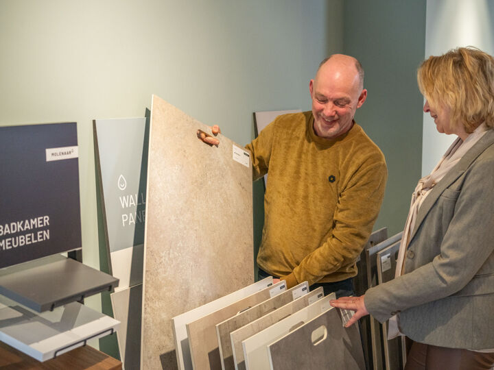 Molenaar showroom wandpanelen