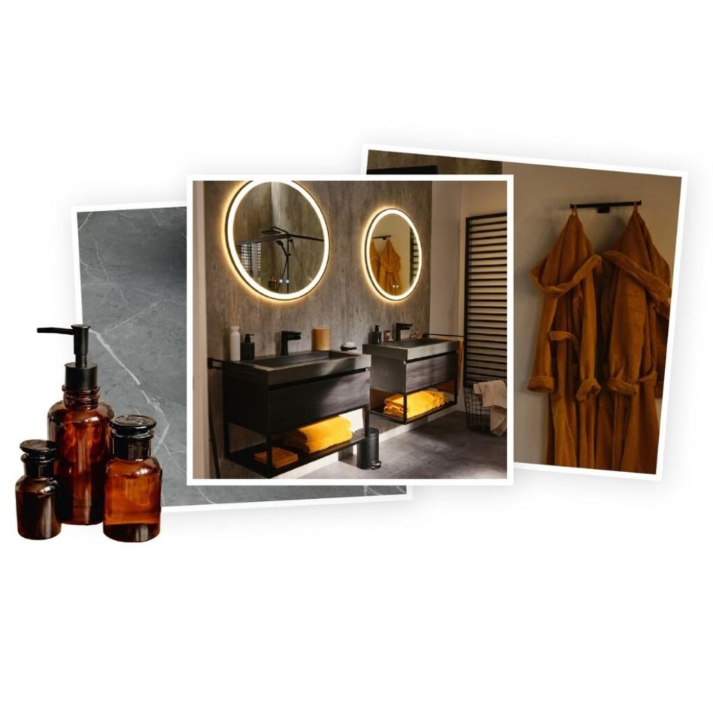 Collage Industriële badkamer 2